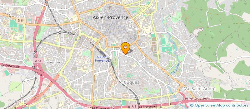 localisation de l'entreprise VALMER 13 à AIX-EN-PROVENCE