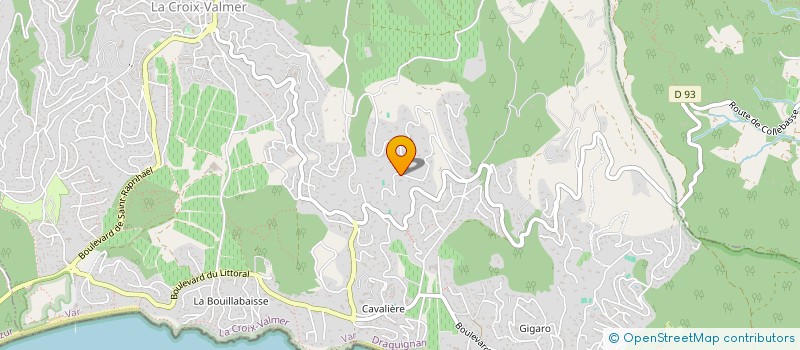 localisation de l'entreprise VALMER 38  LA CROIX-VALMER