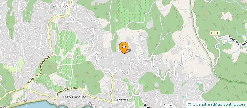 localisation de l'entreprise VALMER  LA CROIX-VALMER