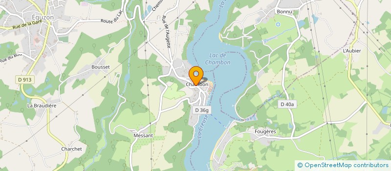 localisation de l'entreprise VALMER à EGUZON-CHANTOME