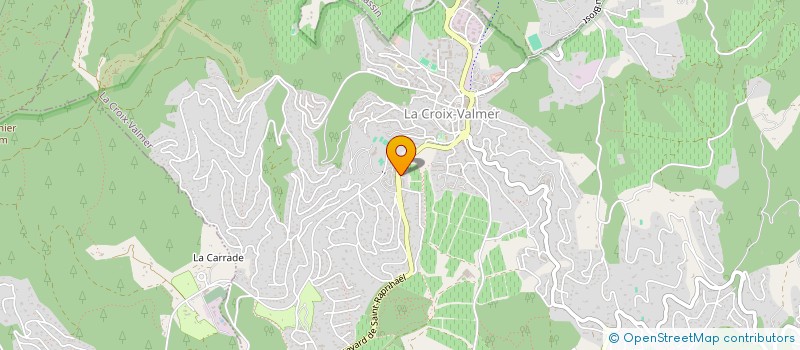 localisation de l'entreprise VALMER IMMO  LA CROIX-VALMER