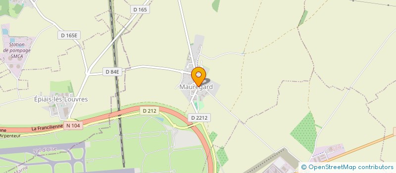 localisation de l'entreprise VALMI  MAUREGARD