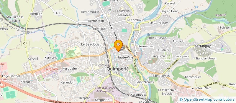 localisation de l'entreprise VALMI  QUIMPERLE