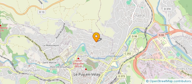 localisation de l'entreprise VALMI  AIGUILHE