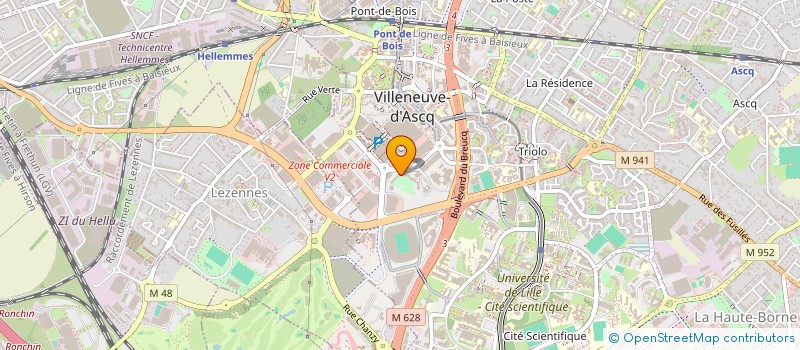 localisation de l'entreprise VALMIMMO OUEST à VILLENEUVE-D'ASCQ