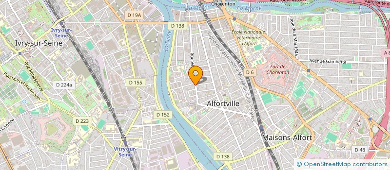 localisation de l'entreprise VALMO à ALFORTVILLE
