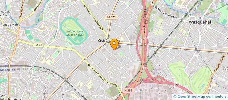 localisation de l'entreprise VALMO à MARCQ-EN-BARŒUL