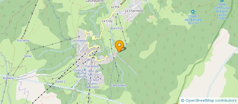 localisation de l'entreprise VALMO AVENTURES  LES AVANCHERS-VALMOREL