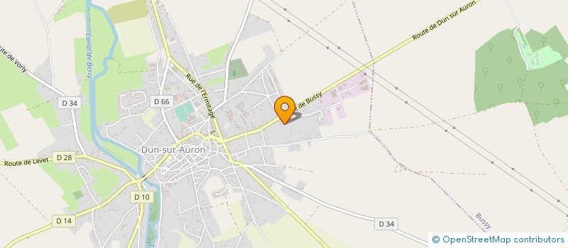 localisation de l'entreprise VALMO HUILE VEGETALE 18  DUN-SUR-AURON