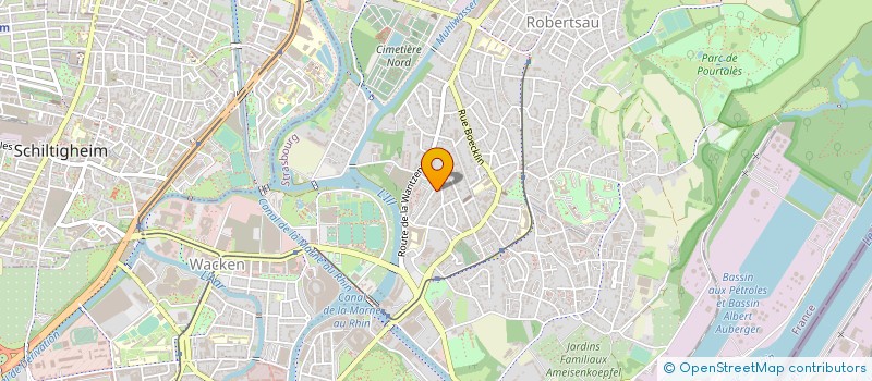 localisation de l'entreprise VALMON à STRASBOURG