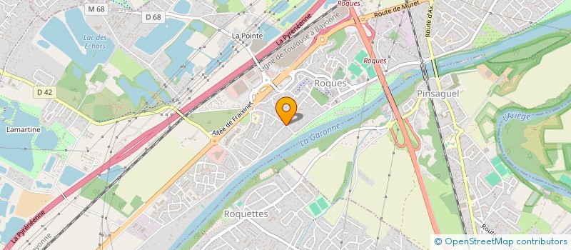 localisation de l'entreprise VALMON  LACROIX-FALGARDE