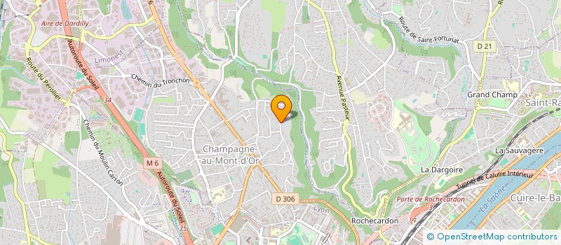 localisation de l'entreprise VALMONT ROGONEY  CHAMPAGNE-AU-MONT-D'OR