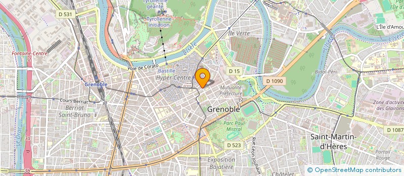 localisation de l'entreprise VALMONT36  GRENOBLE