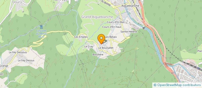 localisation de l'entreprise VALMOREL GESTION  LES AVANCHERS-VALMOREL