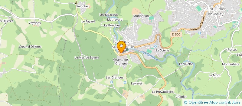 localisation de l'entreprise VALMORY DESIGN à LA SEAUVE-SUR-SEMENE