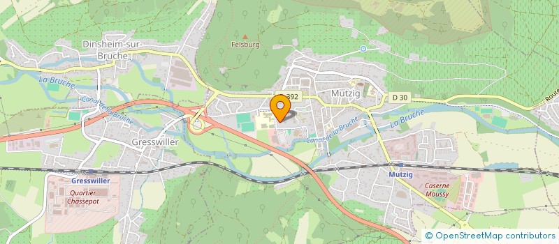 localisation de l'entreprise VALMUT à MUTZIG