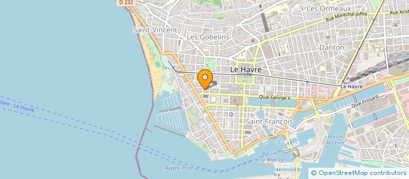 localisation de l'entreprise VALMY  LE HAVRE