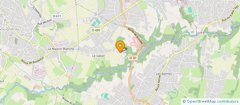 localisation de l'entreprise VALMY  VAUGNERAY