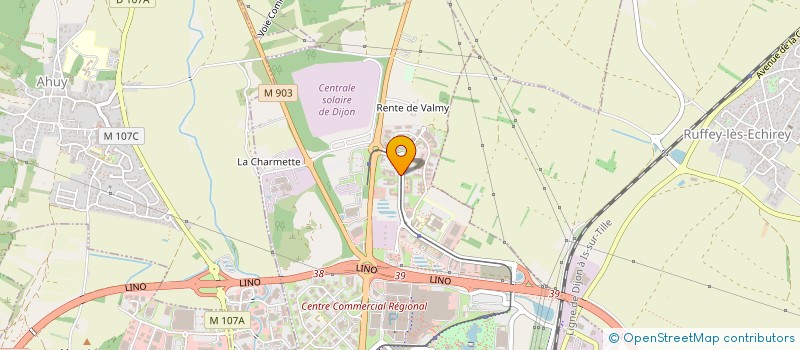 localisation de l'entreprise VALMY à DIJON