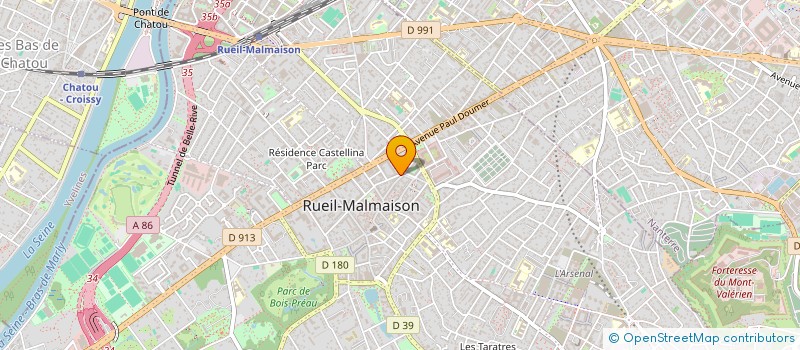 localisation de l'entreprise VALMY à RUEIL-MALMAISON