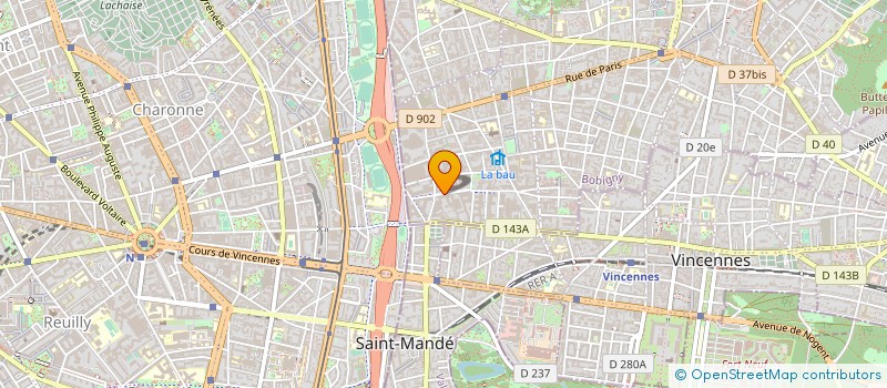 localisation de l'entreprise VALMY à MONTREUIL