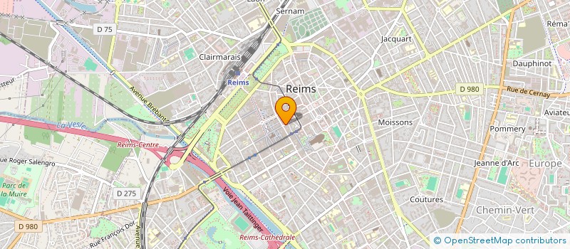 localisation de l'entreprise VALMY  REIMS