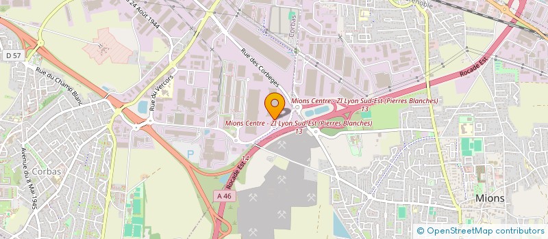 localisation de l'entreprise VALMY à CORBAS