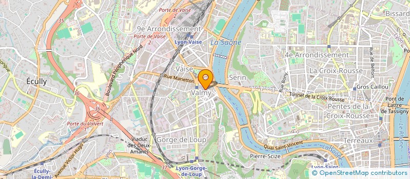 localisation de l'entreprise VALMY IMMOBILIER  LYON