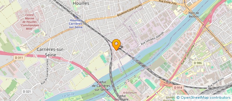 localisation de l'entreprise VALMY TRADING COURTAGE à CARRIERES-SUR-SEINE