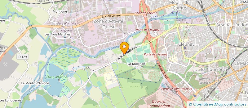 localisation de l'entreprise VALNAT  RENNES