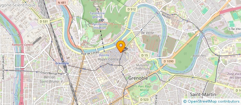 localisation de l'entreprise VALNAT à GRENOBLE