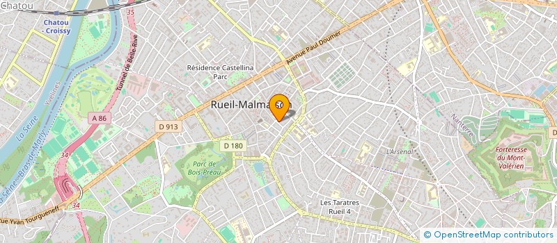 localisation de l'entreprise VALNAUD PATRIMOINE à RUEIL-MALMAISON