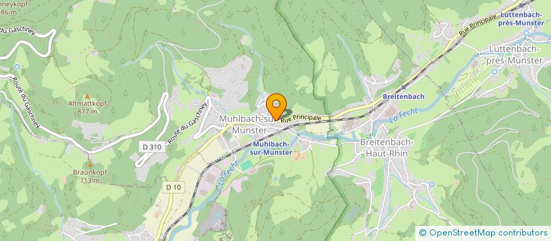 localisation de l'entreprise VALNEIGE  MITTLACH