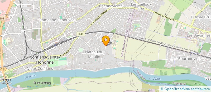 localisation de l'entreprise VALNEXAS  CONFLANS-SAINTE-HONORINE