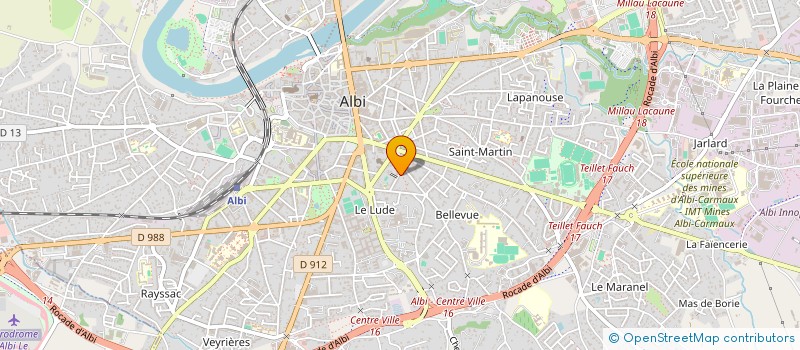 localisation de l'entreprise VALNI à ALBI