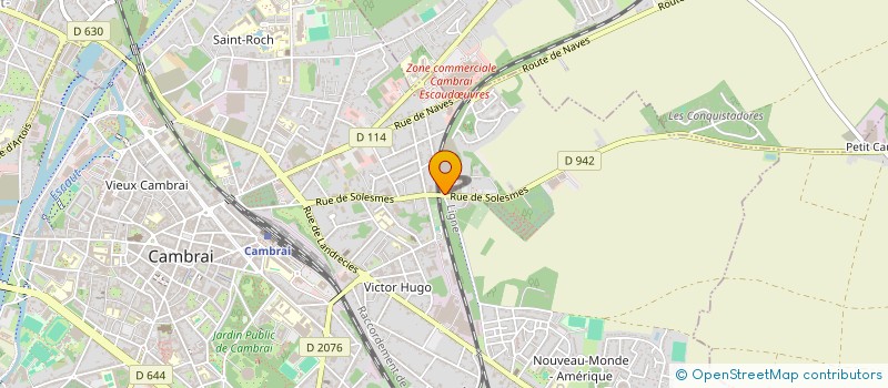 localisation de l'entreprise VALNI à CAMBRAI
