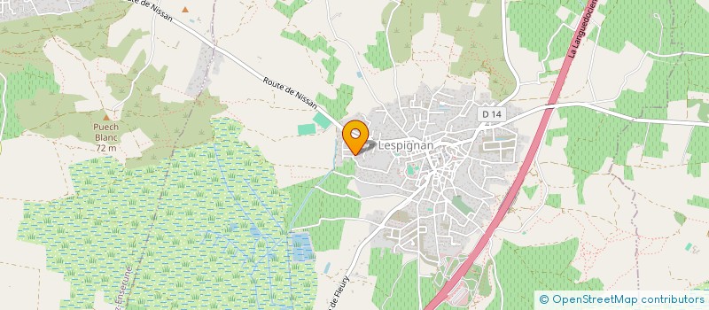 localisation de l'entreprise VALNI  LESPIGNAN