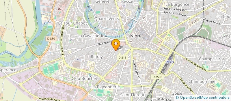 localisation de l'entreprise VALNILA à NIORT