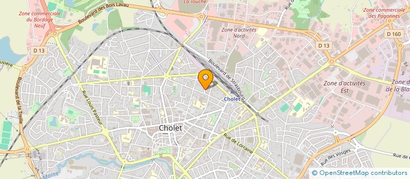 localisation de l'entreprise VALNIMAT à CHOLET