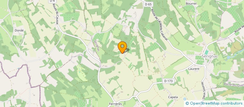 localisation de l'entreprise VALNO  SERIGNAC