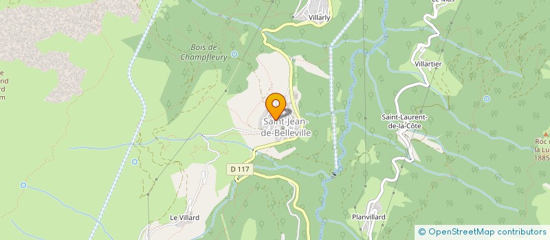 localisation de l'entreprise VALNOIR  LES BELLEVILLE