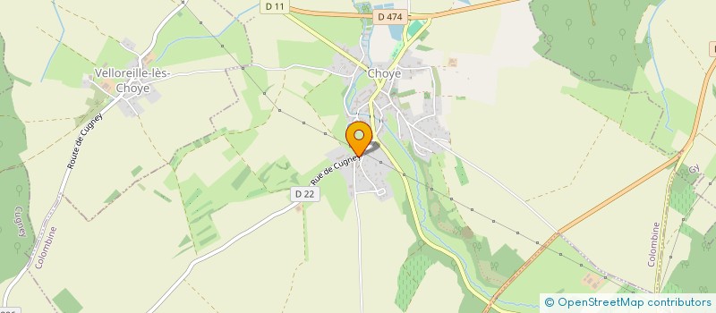 localisation de l'entreprise VALNOMA  CHOYE