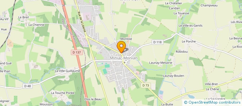 localisation de l'entreprise VALO  MINIAC-MORVAN