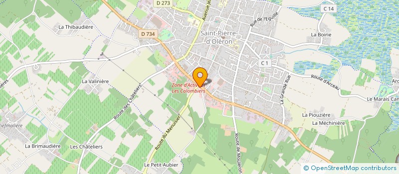 localisation de l'entreprise VALO  SAINT-PIERRE-D'OLERON