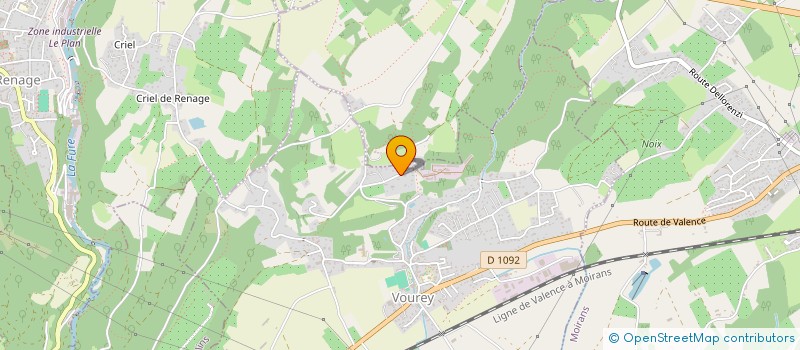 localisation de l'entreprise VALO BIOMEDIA FRANCE à VOUREY