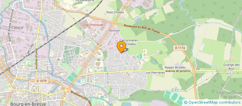 localisation de l'entreprise VALO INVEST à BOURG-EN-BRESSE