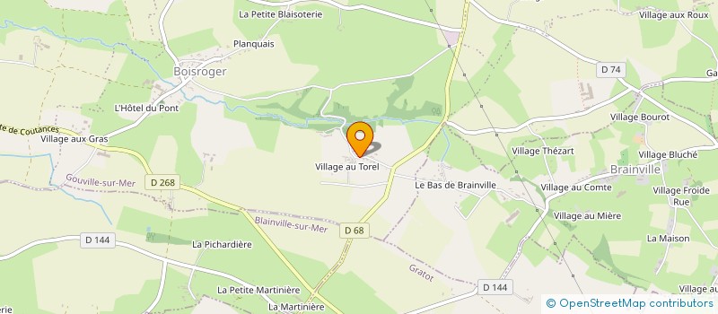 localisation de l'entreprise VALO'STREA  GOUVILLE-SUR-MER