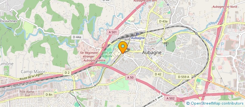 localisation de l'entreprise VALOA AMMA à AUBAGNE