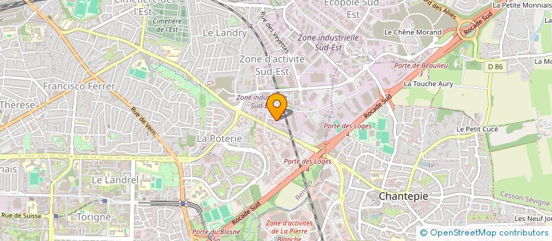 localisation de l'entreprise VALOC 35 à RENNES