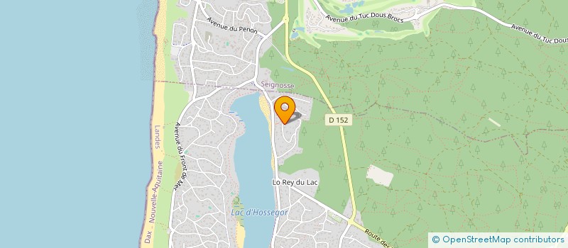 localisation de l'entreprise VALODGE  SOORTS-HOSSEGOR